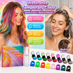 12-Color Temporary Hair Chalk Applicator Set