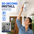2K 360° Wire-Free Light Bulb Security Camera