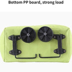 Fold-and-Go 2-in-1 Rolling Shopping Tote