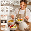🍜 Microwave Ramen Bowl Set with Drain Basket