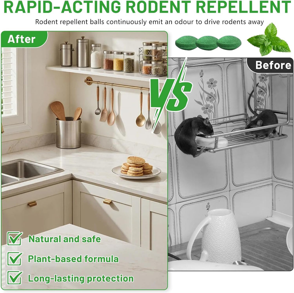 Peppermint Pest Repellent Balls with Mesh Pouches