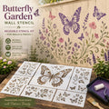 🌿Garden Bloom Wall Stencil Kit | DIY Garden Painting Templates for Every Space