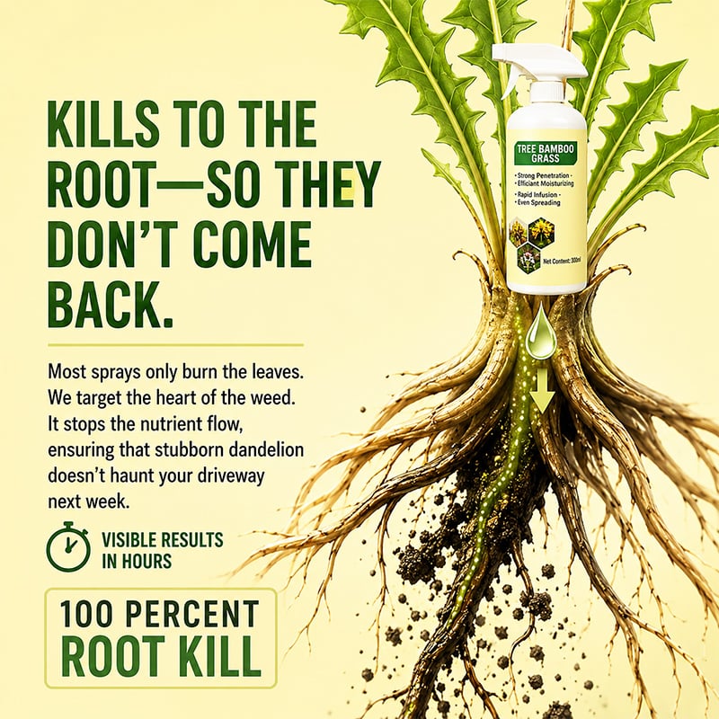 Fast-Acting Natural Weed & Grass Killer Spray🔥