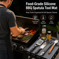 16x11.5" Silicone Mat – Heat Resistant, Dishwasher Safe, Non-Slip for Grill & Counter