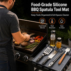 16x11.5" Silicone Mat – Heat Resistant, Dishwasher Safe, Non-Slip for Grill & Counter