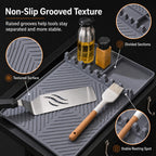 16x11.5" Silicone Mat – Heat Resistant, Dishwasher Safe, Non-Slip for Grill & Counter
